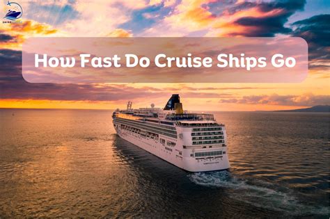 What is the Fastest Cruise Ship? And Why Does Speed Even Matter on a Floating Resort?